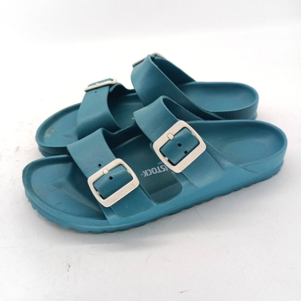 Birkenstock Arizona EVA Teal Blue Slide Sandals EU 39 US Women 8 Men 6 BI9